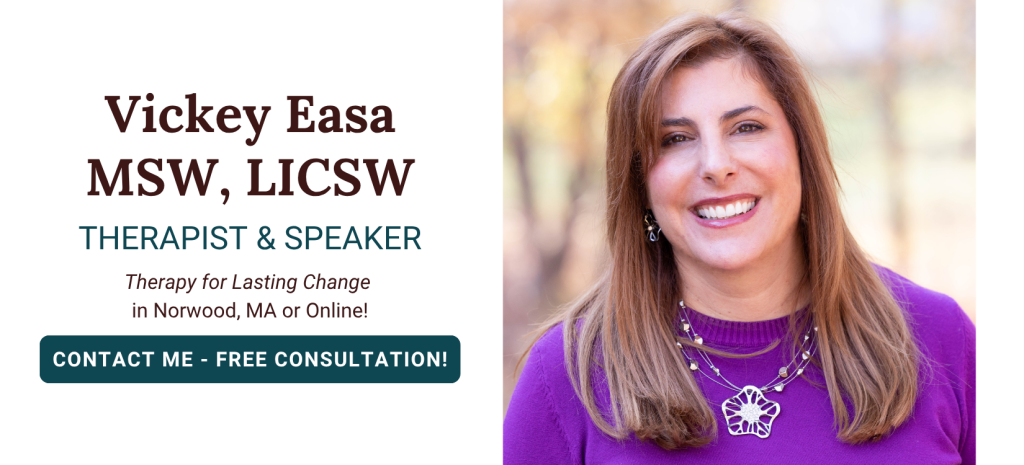 Vickey Easa, MSW, LICSW Therapy for Lasting Change in Norwood, MA or Online